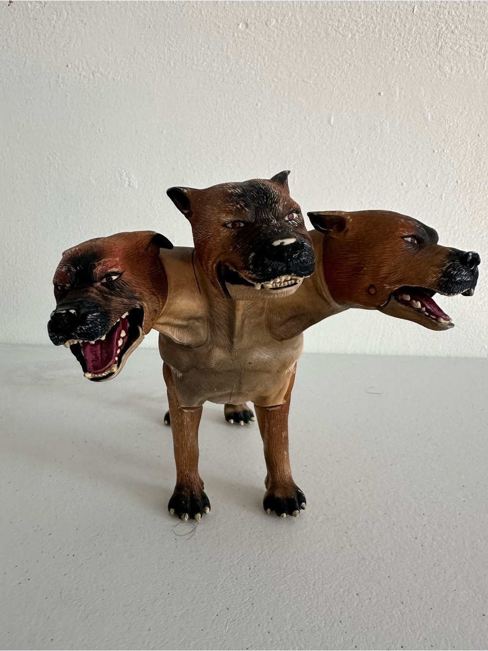 Harry Potter Fluffy Cerberus 3 Headed Dog Action Figure Warner Brothers 2001